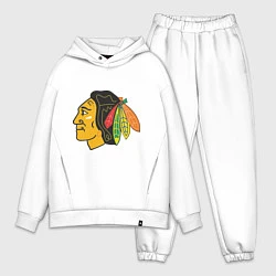 Мужской костюм оверсайз Chicago Blackhawks, цвет: белый