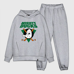 Мужской костюм оверсайз Anaheim Mighty Ducks, цвет: меланж