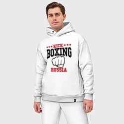 Мужской костюм оверсайз Kickboxing Russia, цвет: белый — фото 2