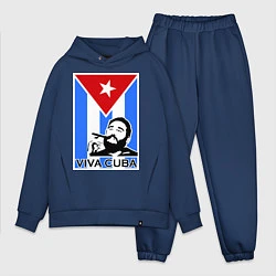 Мужской костюм оверсайз Fidel: Viva, Cuba!, цвет: тёмно-синий