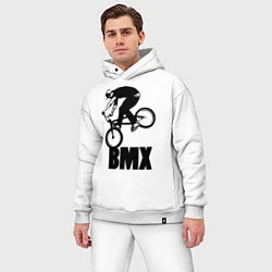 Мужской костюм оверсайз BMX 3, цвет: белый — фото 2