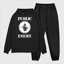 Мужской костюм оверсайз Public Enemy