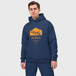 Мужской костюм оверсайз AS Roma: Autumn Top, цвет: тёмно-синий — фото 2