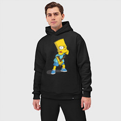 Мужской костюм оверсайз Bart Bully, цвет: черный — фото 2