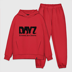 Мужской костюм оверсайз DayZ: Slay Survive, цвет: красный
