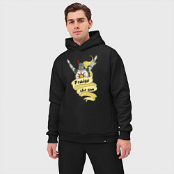 Мужской костюм оверсайз Praise the Sun, цвет: черный — фото 2