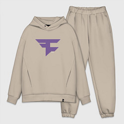 Мужской костюм оверсайз Faze Clan Ultraviolet