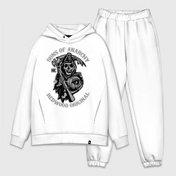 Мужской костюм оверсайз Sons of Anarchy: Redwood Original, цвет: белый