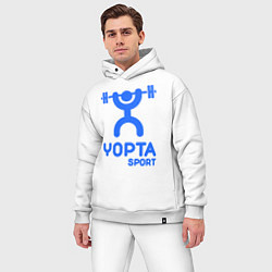 Мужской костюм оверсайз Yopta Sport, цвет: белый — фото 2