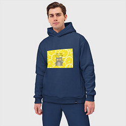 Мужской костюм оверсайз More Sun In Your Life, цвет: тёмно-синий — фото 2