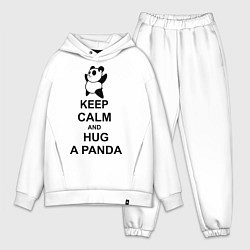 Мужской костюм оверсайз Keep Calm & Hug A Panda