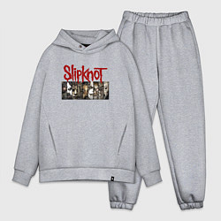 Мужской костюм оверсайз Slipknot Faces, цвет: меланж