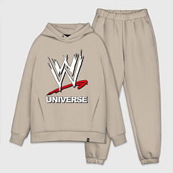 Мужской костюм оверсайз WWE universe