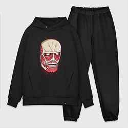 Мужской костюм оверсайз Colossal Titan, цвет: черный