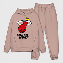 Мужской костюм оверсайз Miami Heat-logo
