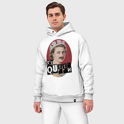 Мужской костюм оверсайз The Queen, цвет: белый — фото 2