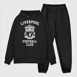 Мужской костюм оверсайз Liverpool: Football Club, цвет: черный
