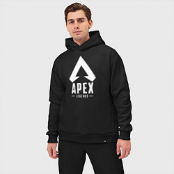 Мужской костюм оверсайз Apex Legends цвета черный — фото 2