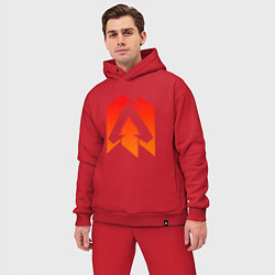 Мужской костюм оверсайз Apex Legends: Symbol, цвет: красный — фото 2