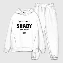 Мужской костюм оверсайз Shady records, цвет: белый