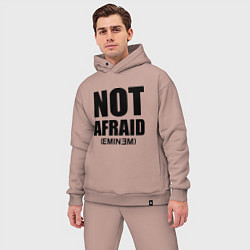 Мужской костюм оверсайз Not Afraid, цвет: пыльно-розовый — фото 2