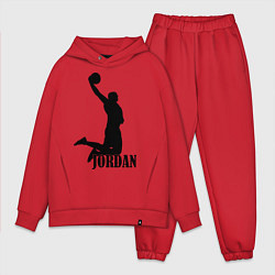 Мужской костюм оверсайз Jordan Basketball цвета красный — фото 1