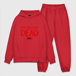 Мужской костюм оверсайз The walking Dead AMC, цвет: красный