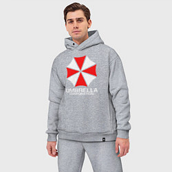 Мужской костюм оверсайз UMBRELLA CORP, цвет: меланж — фото 2