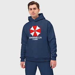Мужской костюм оверсайз UMBRELLA CORP, цвет: тёмно-синий — фото 2