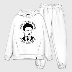 Мужской костюм оверсайз МАЯКОВСКИЙ, цвет: белый