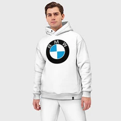 Мужской костюм оверсайз BMW, цвет: белый — фото 2