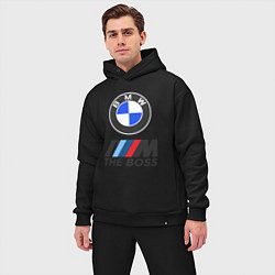 Мужской костюм оверсайз BMW BOSS, цвет: черный — фото 2