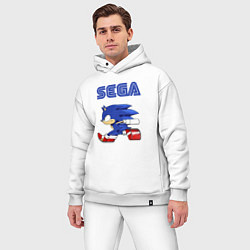 Мужской костюм оверсайз SEGA, цвет: белый — фото 2