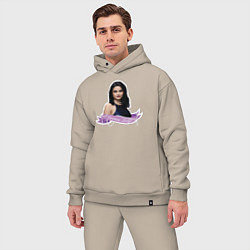 Мужской костюм оверсайз VERONICA LODGE, цвет: миндальный — фото 2