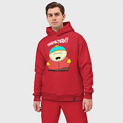 Мужской костюм оверсайз South Park, Эрик Картман, цвет: красный — фото 2
