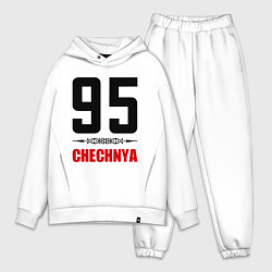 Мужской костюм оверсайз 95 Chechnya, цвет: белый