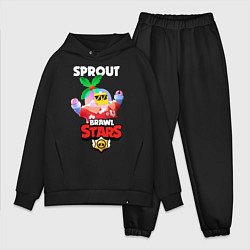 Мужской костюм оверсайз BRAWL STARS TROPICAL SPROUT