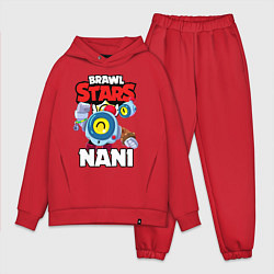 Мужской костюм оверсайз BRAWL STARS NANI, цвет: красный