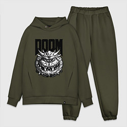 Мужской костюм оверсайз КАКОДЕМОН DOOM Z, цвет: хаки