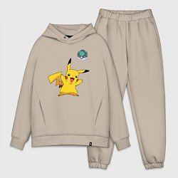 Мужской костюм оверсайз Pokemon pikachu 1