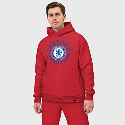 Мужской костюм оверсайз Chelsea FC цвета красный — фото 2