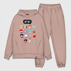 Мужской костюм оверсайз BTS BT21