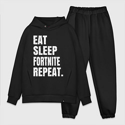 Мужской костюм оверсайз EAT SLEEP FORTNITE REPEAT