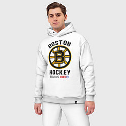 Мужской костюм оверсайз BOSTON BRUINS NHL, цвет: белый — фото 2