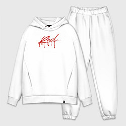 Мужской костюм оверсайз Playboi Carti Whole Lotta Red, цвет: белый