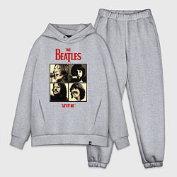 Мужской костюм оверсайз The Beatles LET IT BE, цвет: меланж