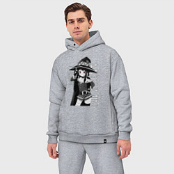 Мужской костюм оверсайз Мегумин, цвет: меланж — фото 2