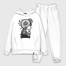 Мужской костюм оверсайз Всевидящее око времени