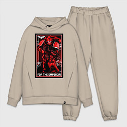 Мужской костюм оверсайз Постер За Императора! красны