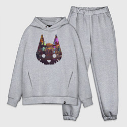 Мужской костюм оверсайз Stray: City Cat, цвет: меланж
